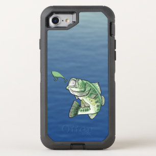 Bass Fishing OtterBox Defender iPhone SE/8/7 Case