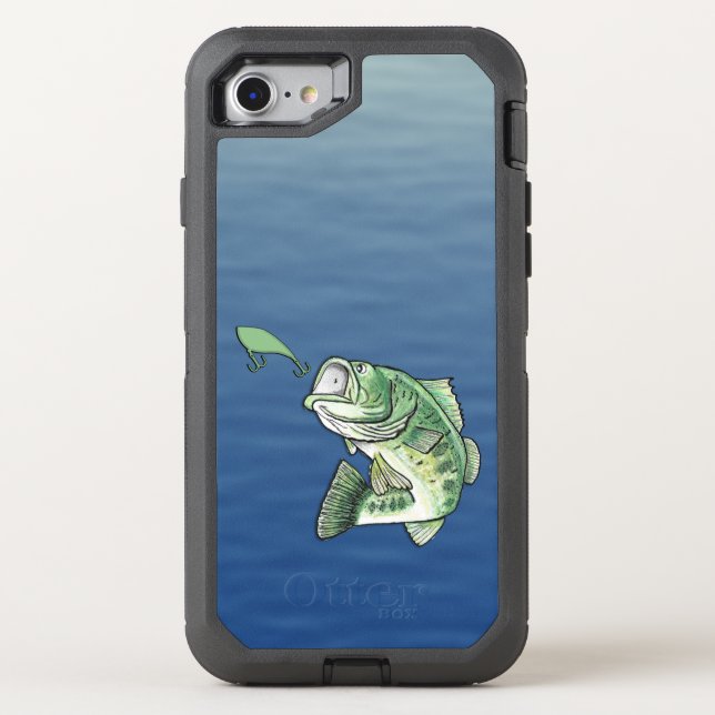 Bass Fishing Otterbox iPhone Case (Back)