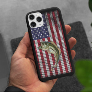 Jumping Bass Gone Fishing iPhone Case
