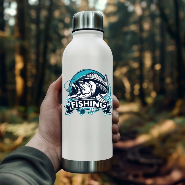 Bass Fishing Vinyl Sticker | Die-Cut Sticker (Bass Fishing Vinyl Sticker | Die-Cut Sticker)