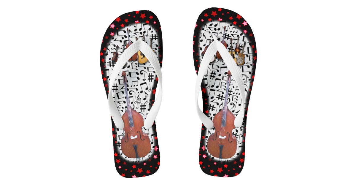 BASS FLIP FLOPS | Zazzle.com