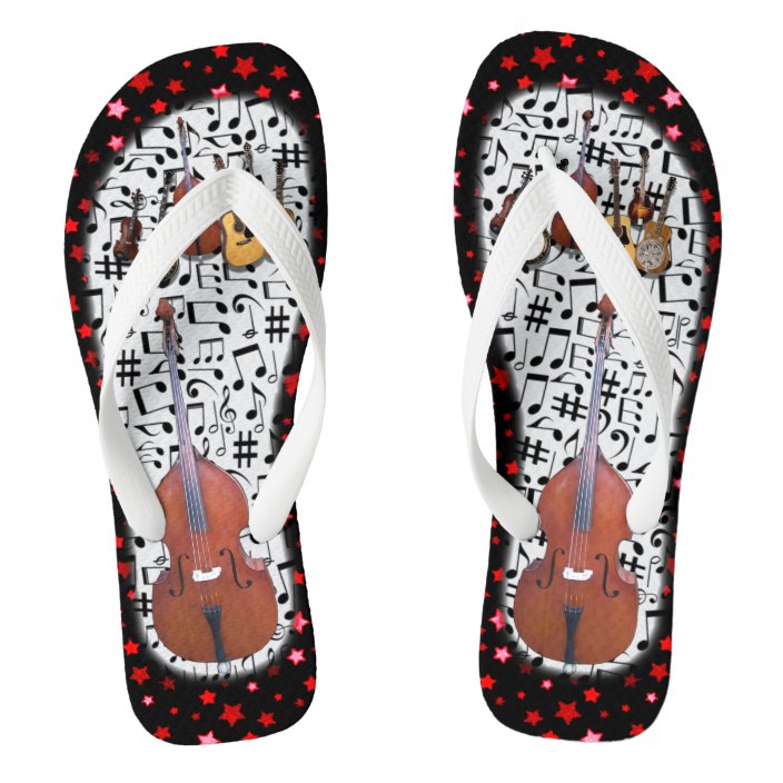 BASS FLIP FLOPS | Zazzle.com