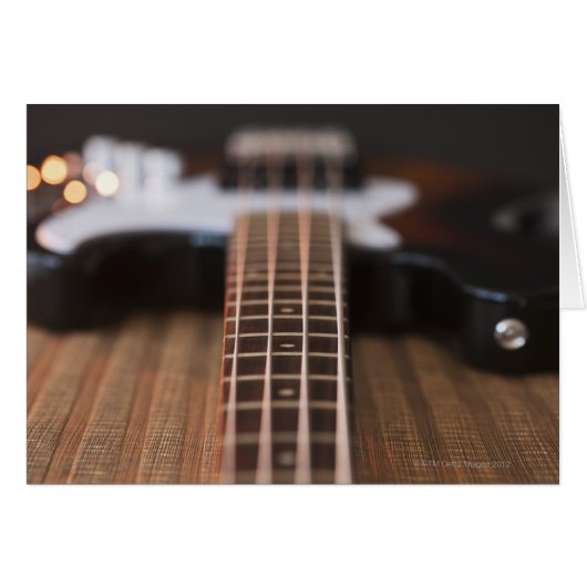 Bass Guitar 2 Cards (Front Horizontal)