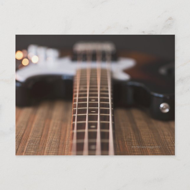 Bass Guitar 2 Postcard (Front)