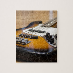 Bass Guitar Bass E Bass Instrument Strings Jigsaw Puzzle