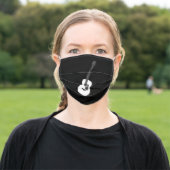 Bass Guitar Bass Player Adult Cloth Face Mask (Outside)