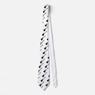 bass guitar bassist neck tie