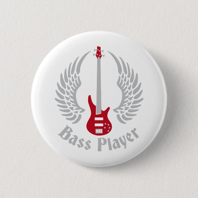 bass guitar button (Front)