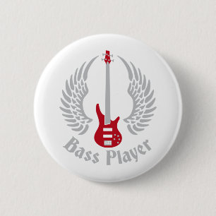 bass guitar button