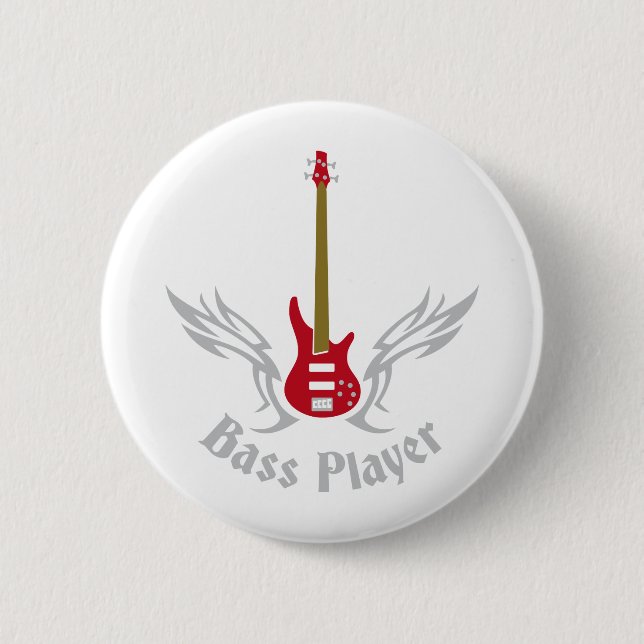bass guitar button (Front)