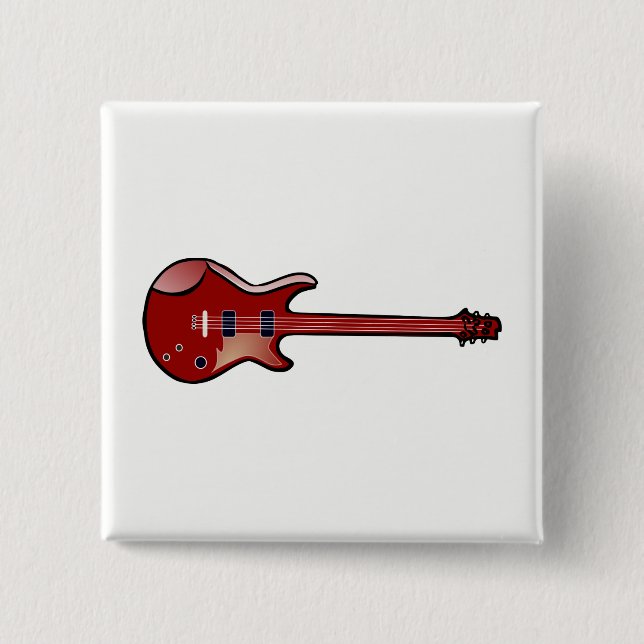 Bass guitar button (Front)