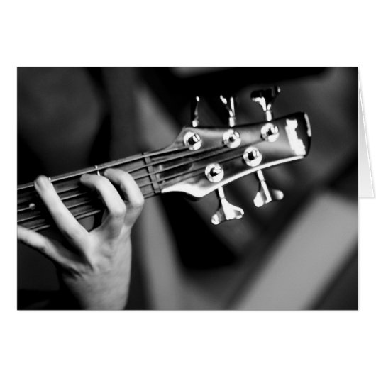 bass guitar cards (Front Horizontal)