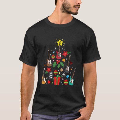 Bass Guitar Christmas Ornament Tree Funny Gift T_Shirt