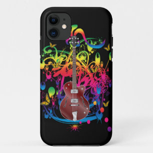 Bass Guitar Color splash iPhone 11 Case