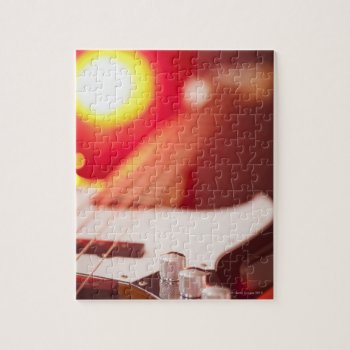 Bass Guitar Jigsaw Puzzle by prophoto at Zazzle