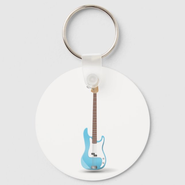 Bass Guitar Keychain (Front)