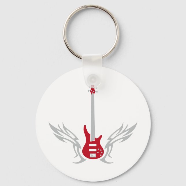 bass guitar keychain (Front)