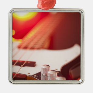 Bass Guitar Metal Ornament