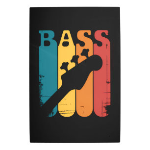 Bass Guitar Metal Print