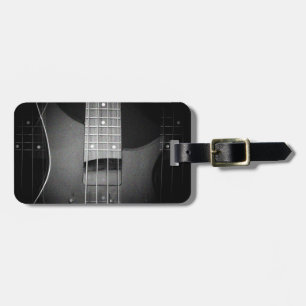 Bass Guitar Modern Music Template Add Text Custom Luggage Tag