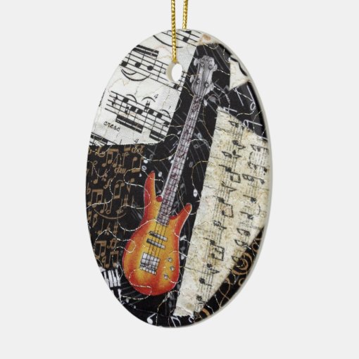 Bass Guitar Music Ornament Zazzle