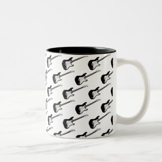 Bass Guitar , Music Two-Tone Mug