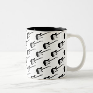 Bass Guitar , Music Two-Tone Mug