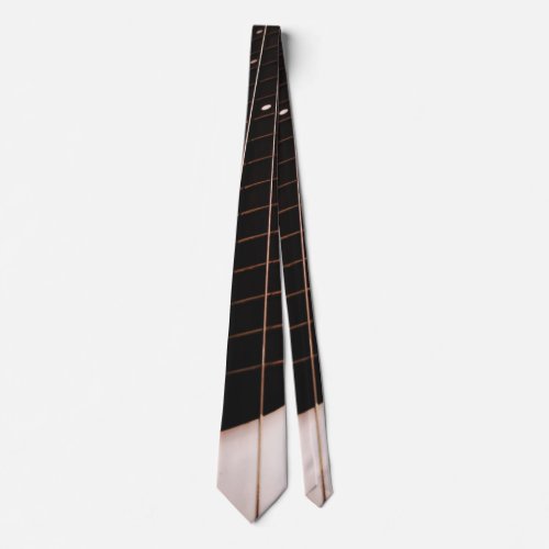 Bass Guitar Neck 2_Sided Music Tie