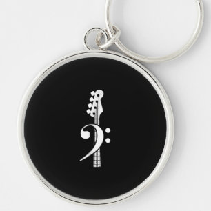 Bass Guitar Player- Bass Guitar Musician Keychain