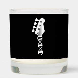 Bass Guitar Player Bassist Scented Candle