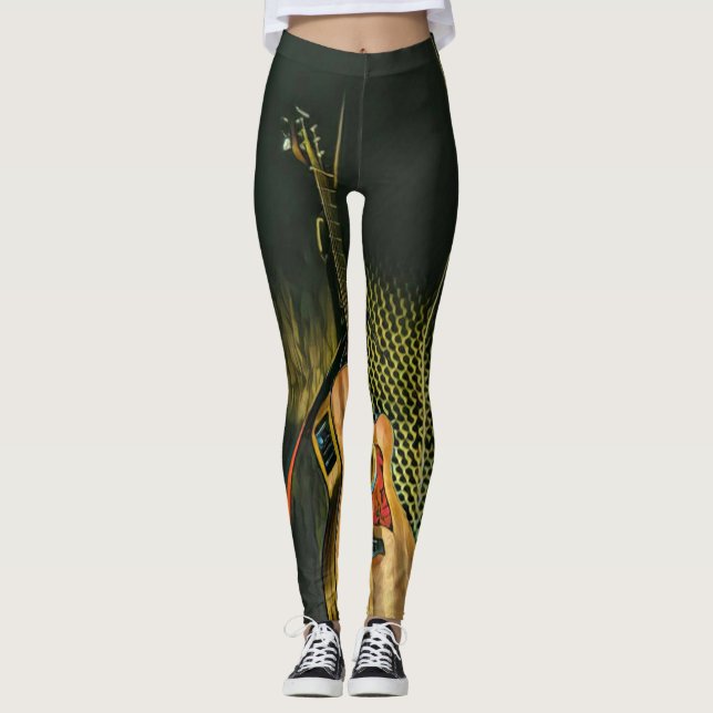 Bass guitar player leggings (Front)