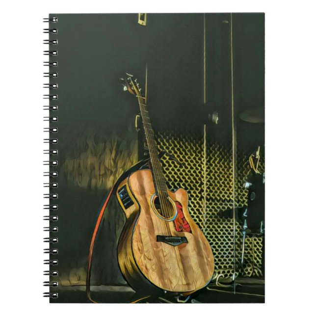 Bass guitar player notebook (Front)
