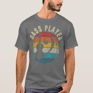 Bass Guitar Player Vintage Bass Clef Gift for Bass T-Shirt