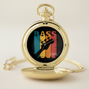 Bass Guitar Pocket Watch