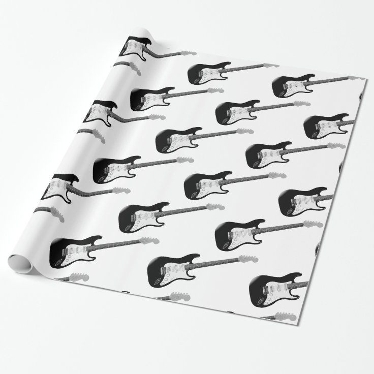 Bass Guitar Wrapping Paper Zazzle