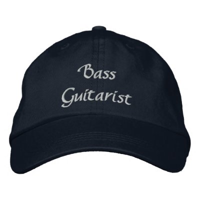 Bass Guitarist Custom Embroidered Hat