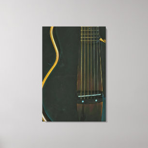 Bass guitarist gift canvas print