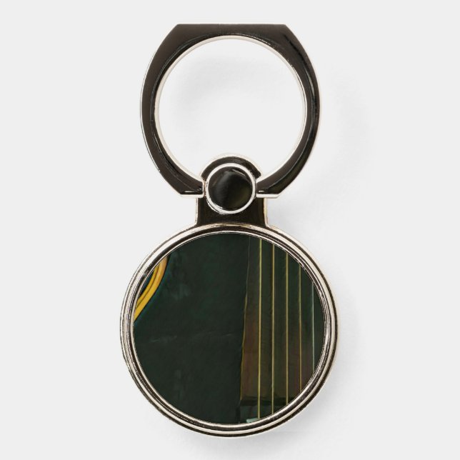 Bass guitarist gift phone ring stand (Front)