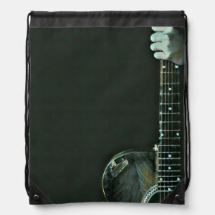 Bass guitarist gifts drawstring bag