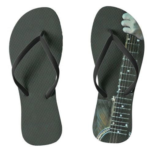 Bass guitarist gifts flip flops