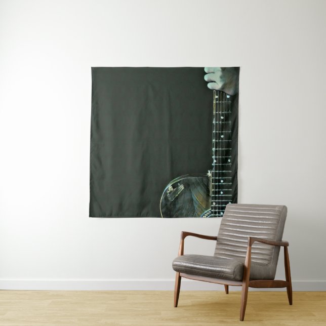 Bass guitarist gifts tapestry (In Situ)