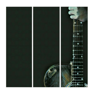 Bass guitarist gifts triptych