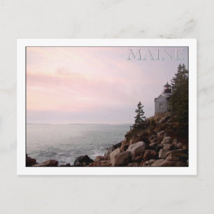 Bass Harbor Head Light, MAINE Postcard