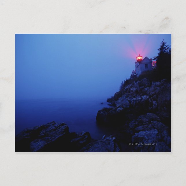 Bass Harbor Head Light, Mount Desert Island, Postcard (Front)