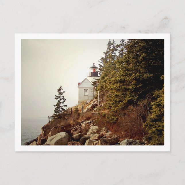 Bass Harbor Head Light Postcard (Front)