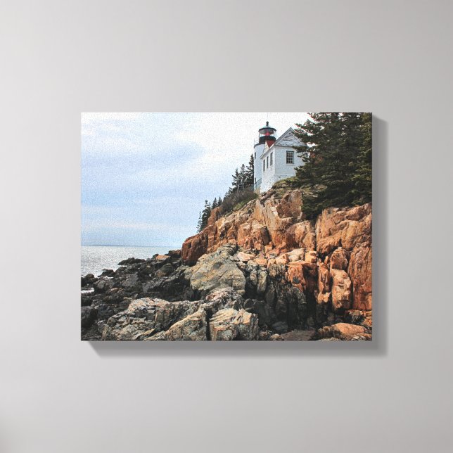 Bass Harbor Head Lighthouse, Maine Canvas Print (Front)