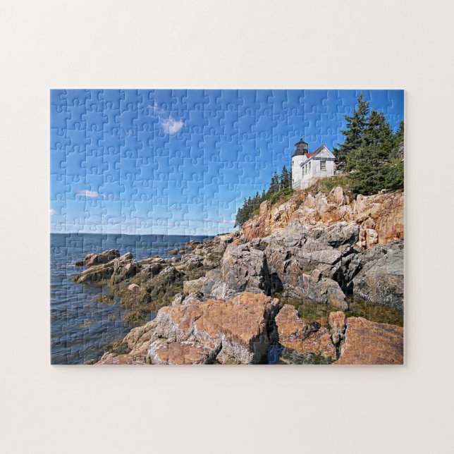 Bass Harbor Head Lighthouse, Maine Jigsaw Puzzle (Horizontal)