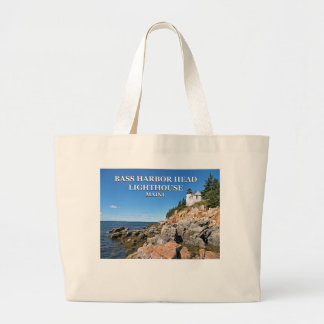 Bass Harbor Head Lighthouse, Maine Jumbo Tote Bag