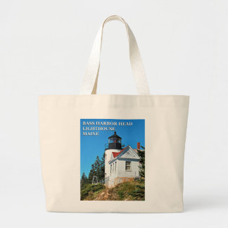 Bass Harbor Head Lighthouse, Maine Jumbo Tote Bag