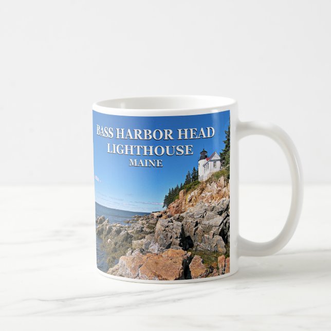Bass Harbor Head Lighthouse, Maine Mug (Right)